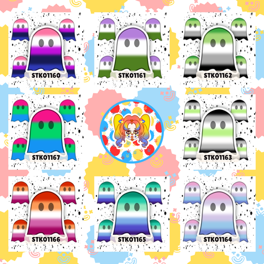 Pretty Ghost Stickers