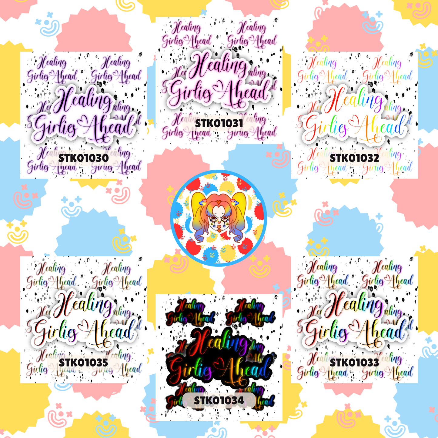 Healing Girlies Stickers