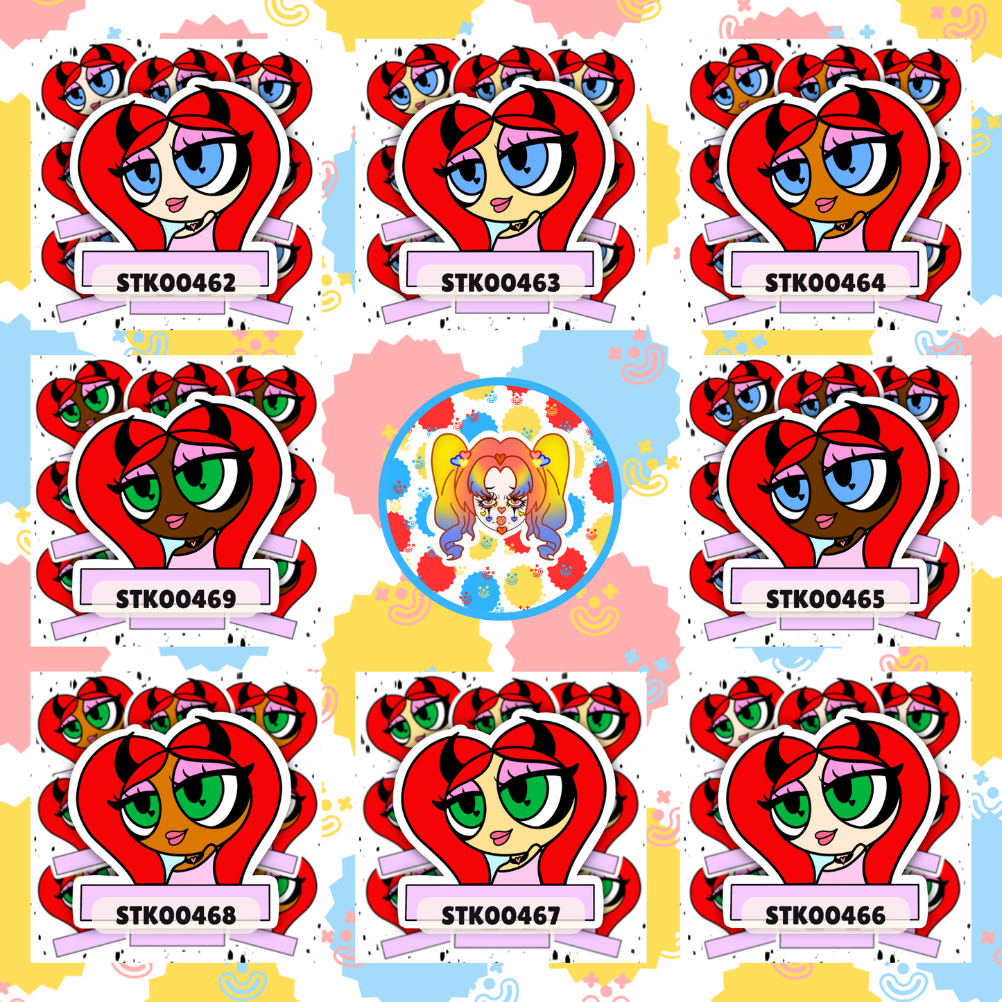 Devilish Beauty Stickers