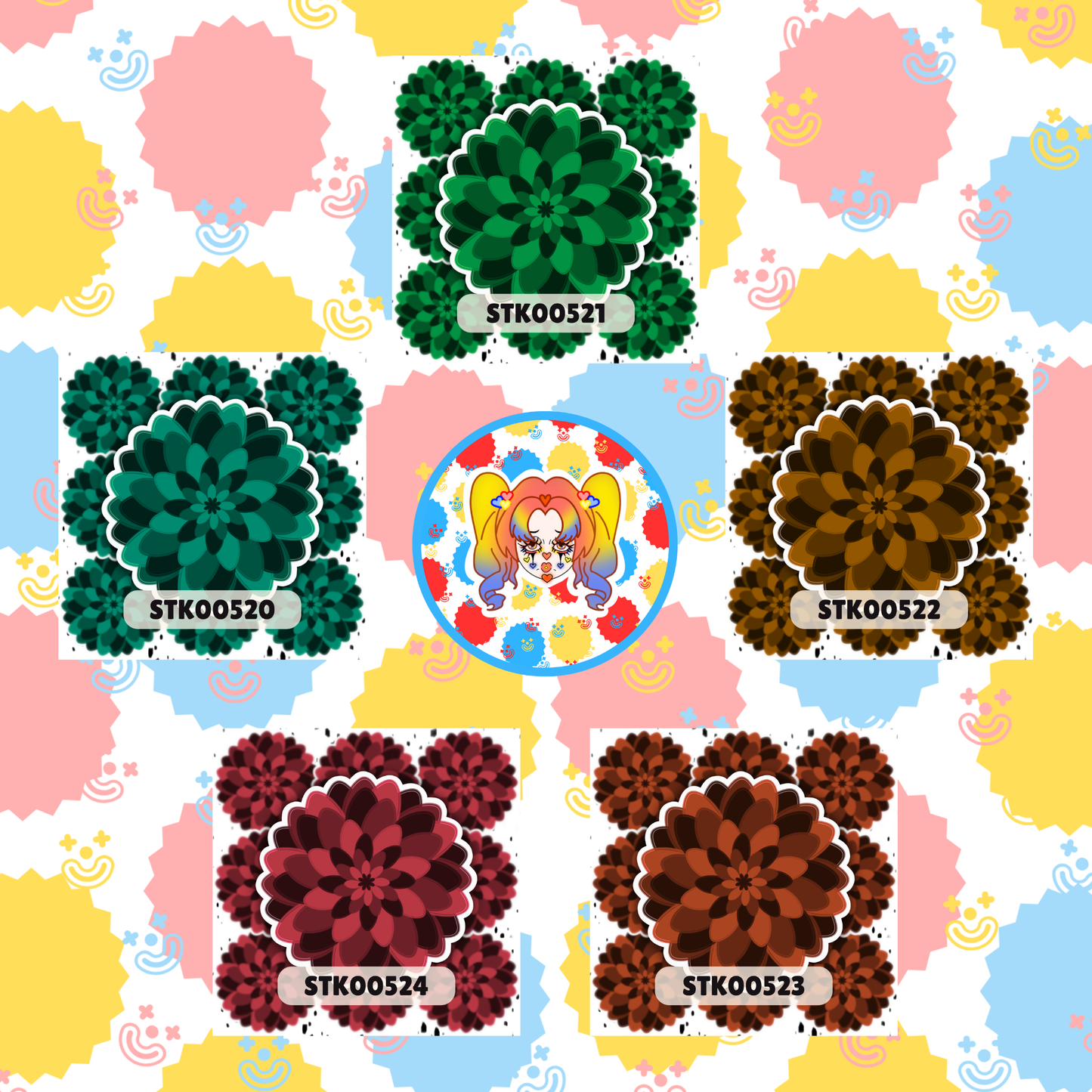 Flower Stickers