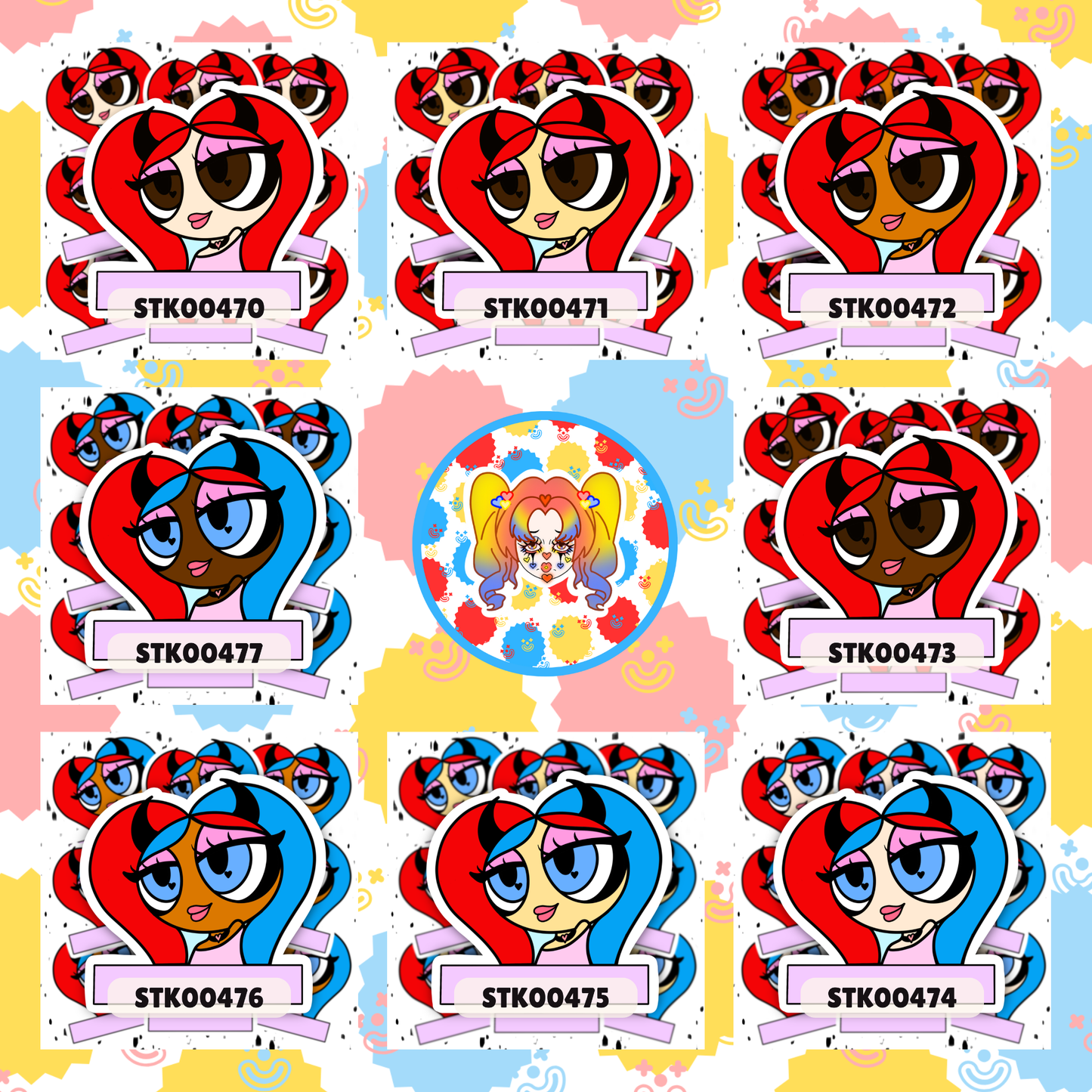 Devilish Beauty Stickers