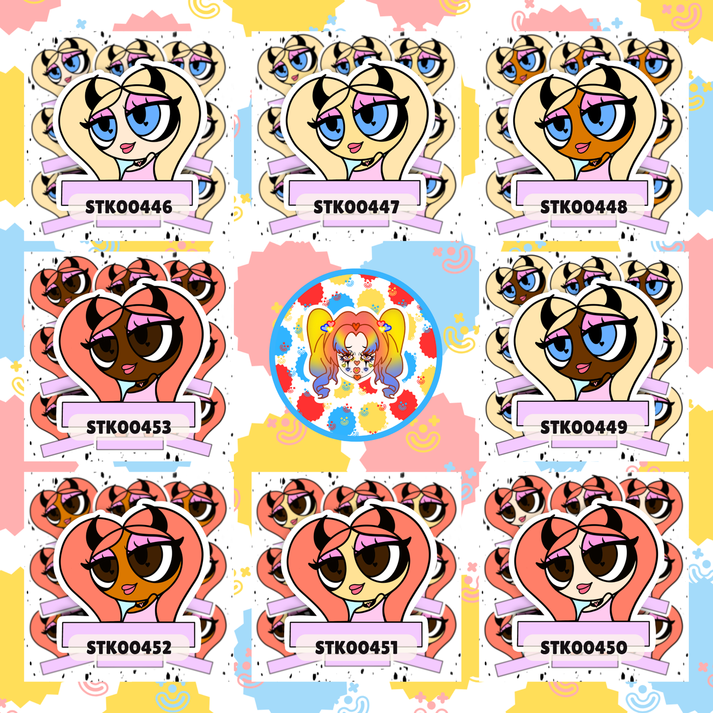 Devilish Beauty Stickers