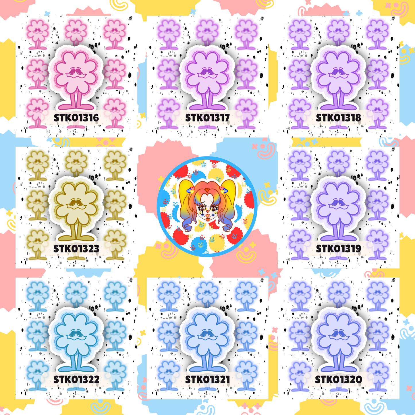 Flower Fella Stickers