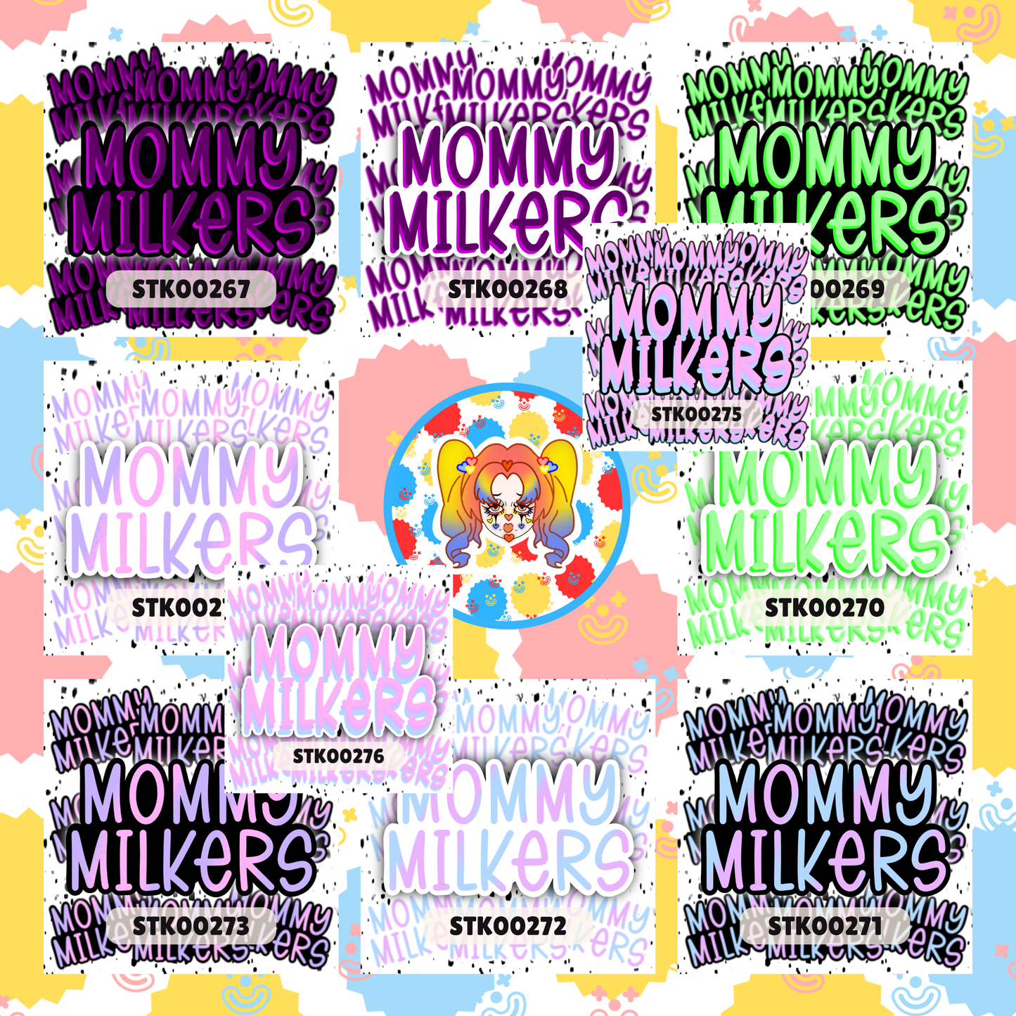 Mommy Milker Stickers