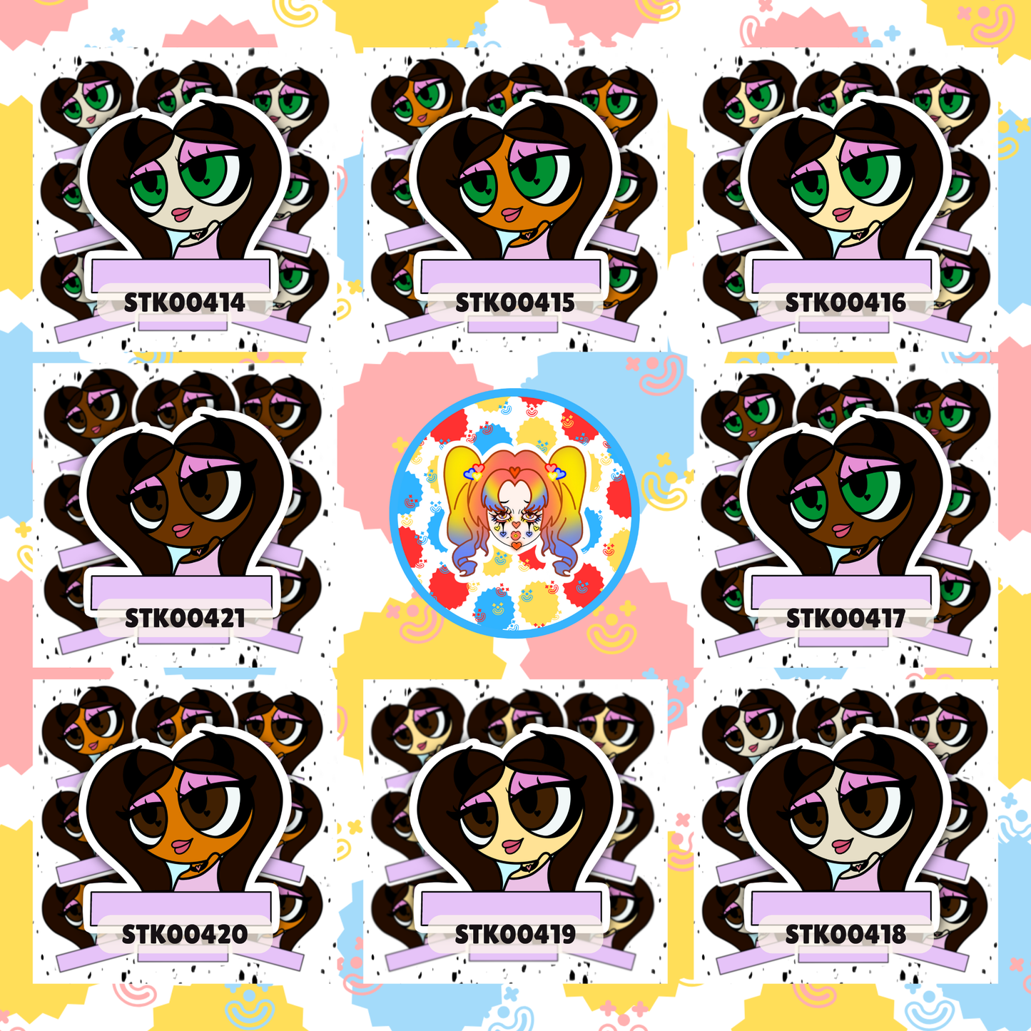 Devilish Beauty Stickers