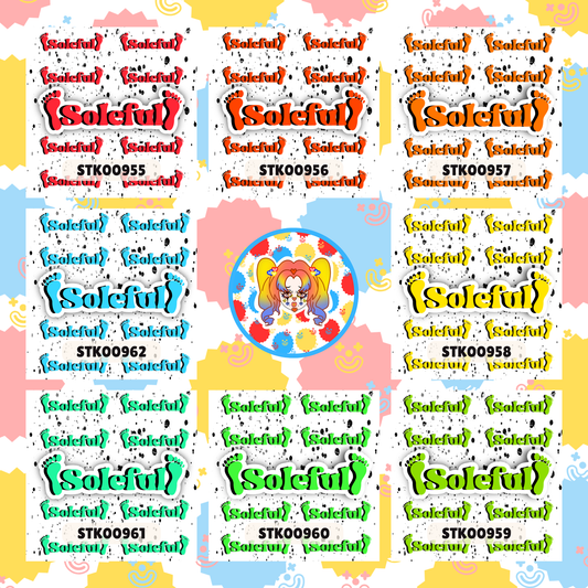 Soleful Foot Fetish Stickers