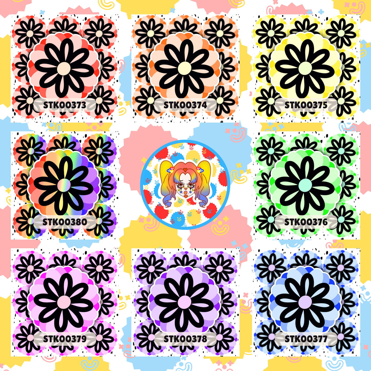 Flower Stickers