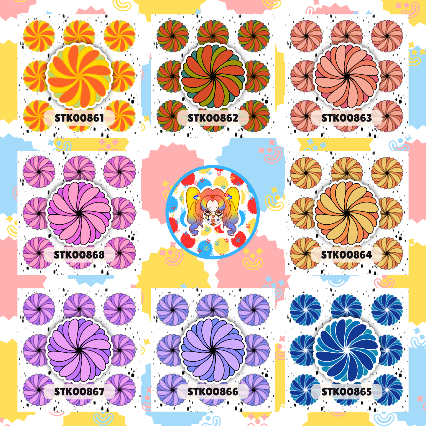 Flower Stickers
