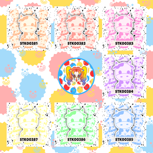 Pretty Cow Stickers