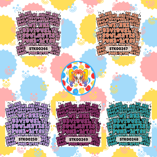 Soulmates Dummy Stickers
