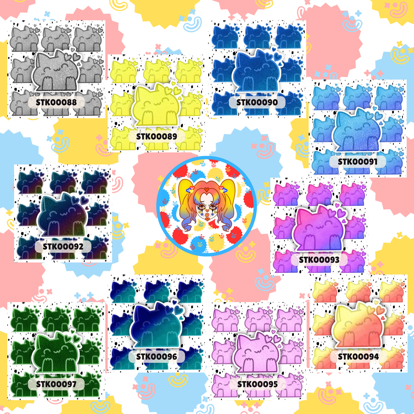 Pretty Kitty Stickers