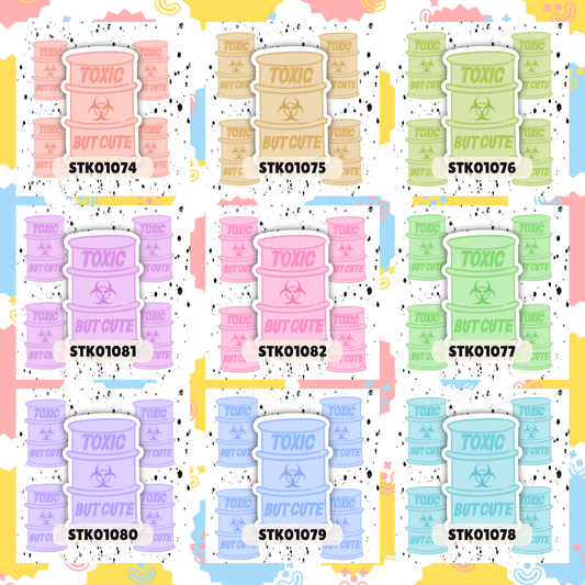 Toxic But Cute Stickers