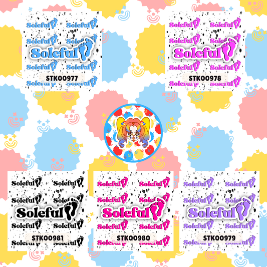 Soleful Foot Fetish Stickers