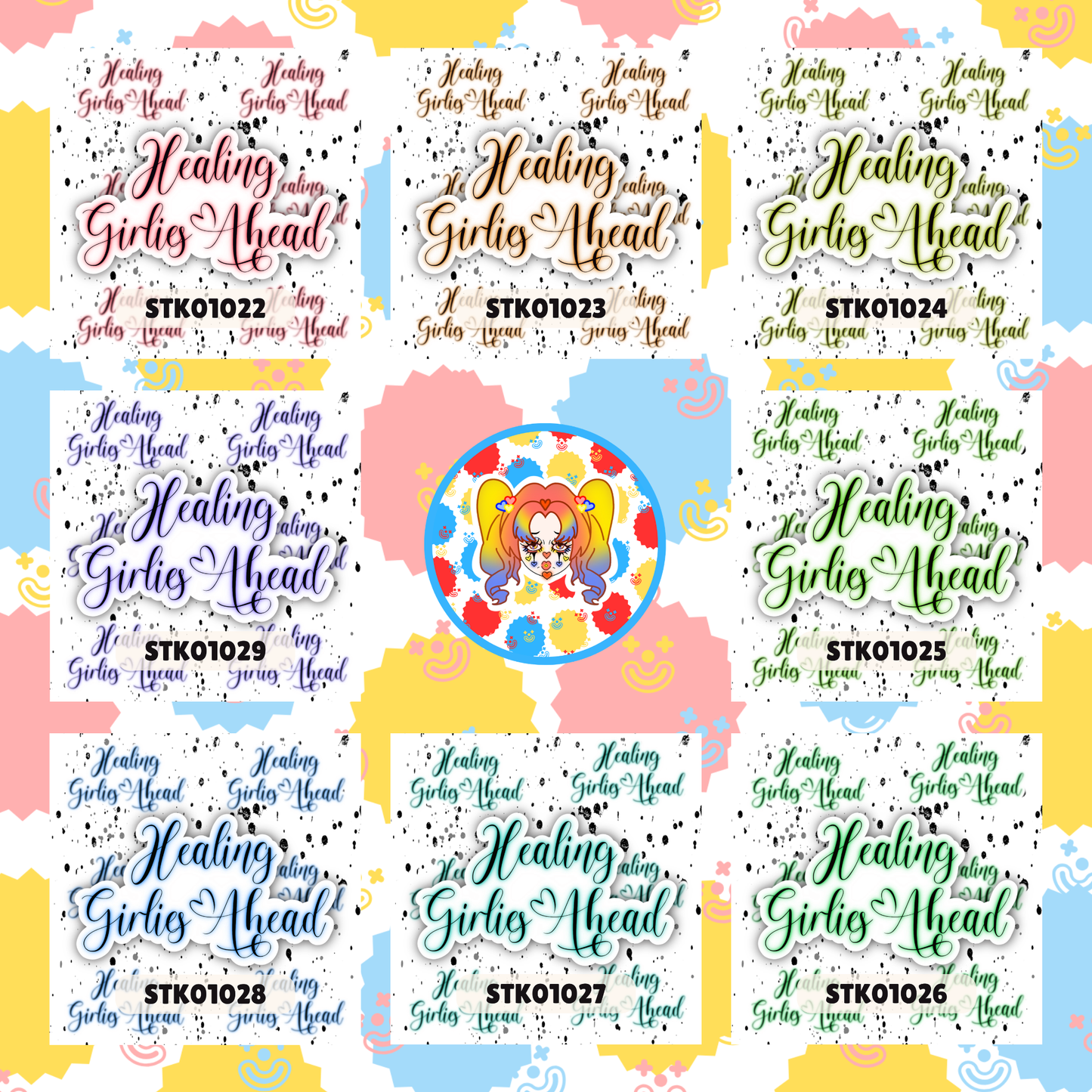Healing Girlies Stickers