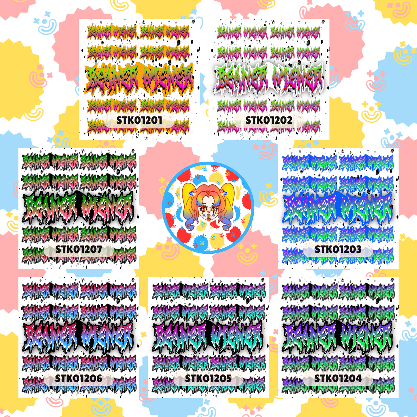 Beaner Wiener Stickers