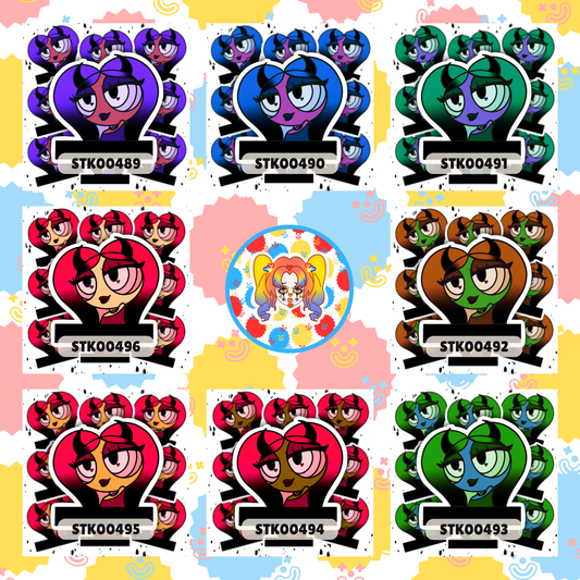 Devilish Beauty Stickers ~ Halloween Collections