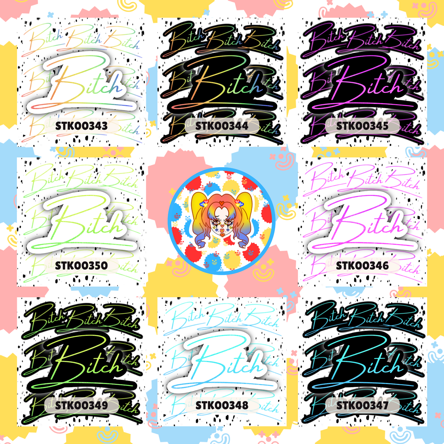 Bitch Sticker -Mature Stickers