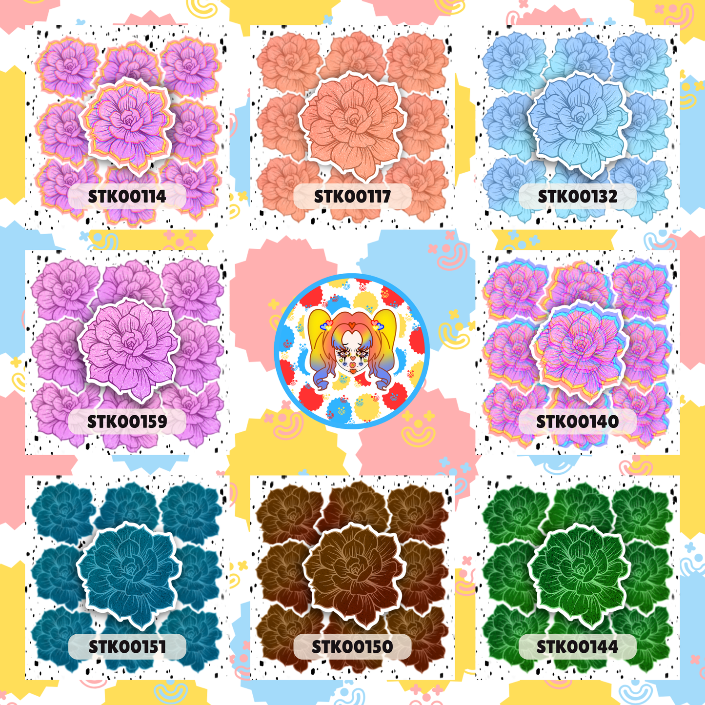 Flower Stickers
