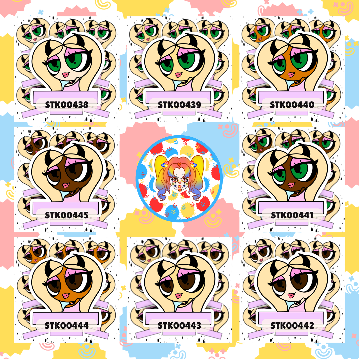 Devilish Beauty Stickers