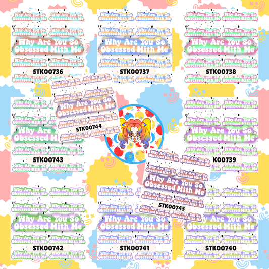 Obsessed Stickers
