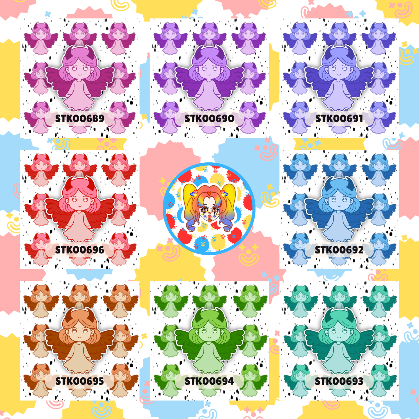 Devilish Beauty Stickers