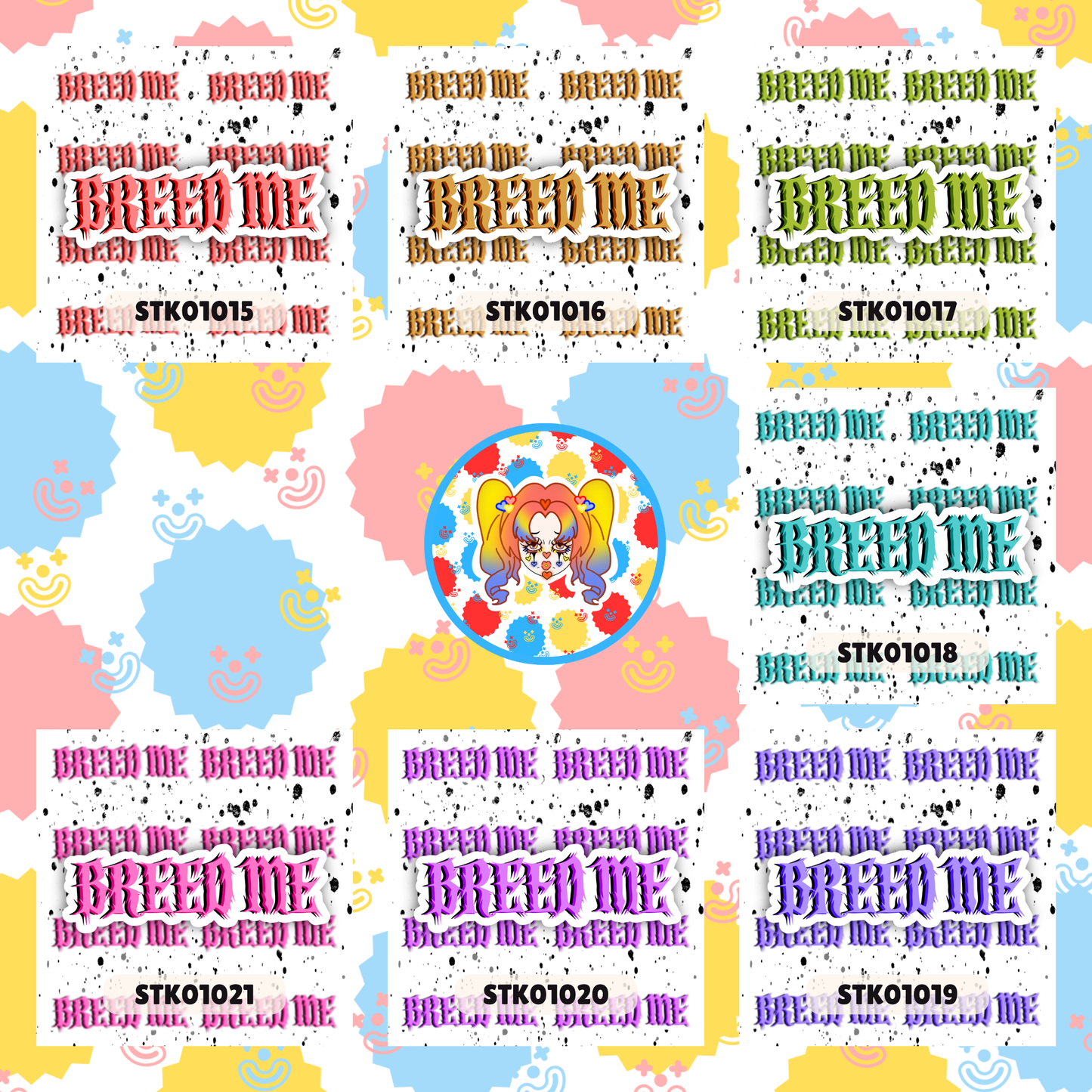 Breed Me Stickers