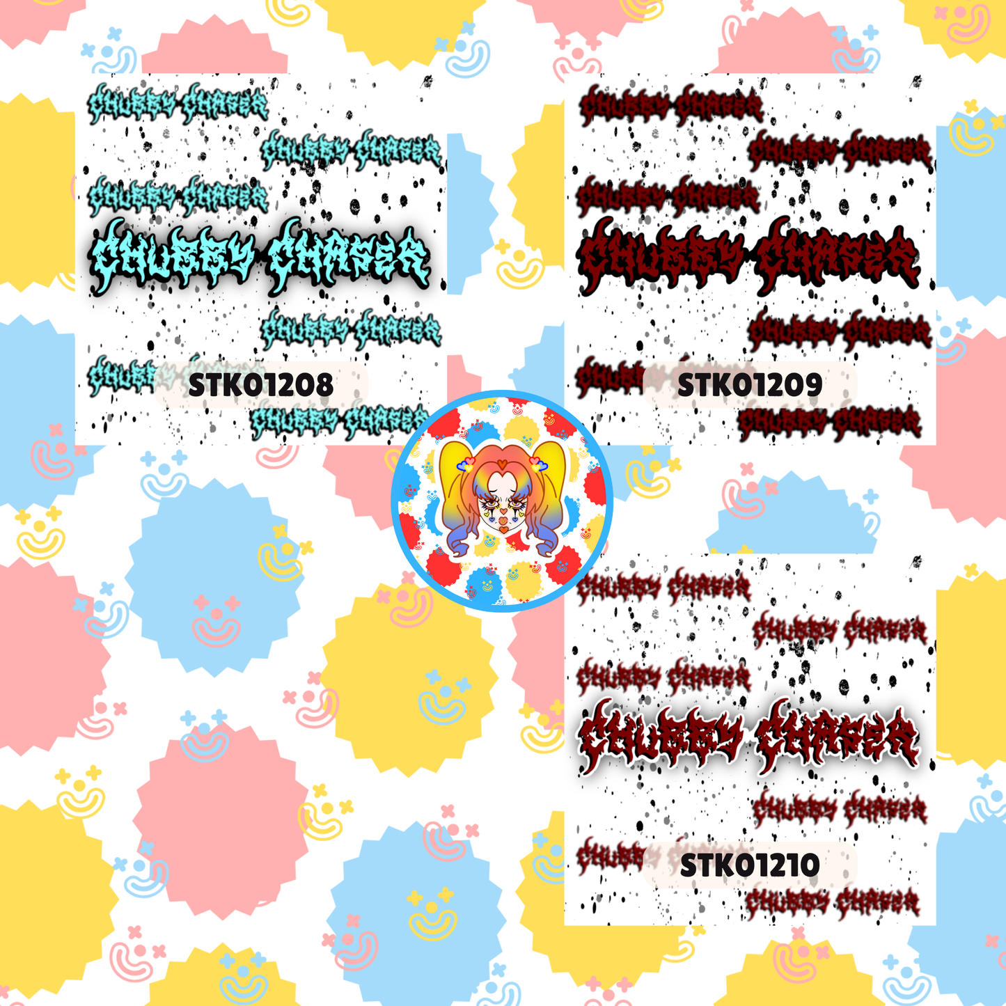 Chubby Chaser Stickers