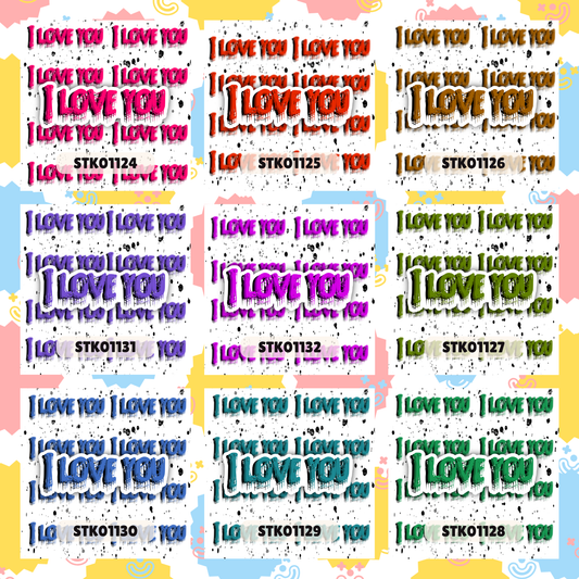 ILY Stickers