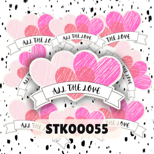 All The Love Stickers