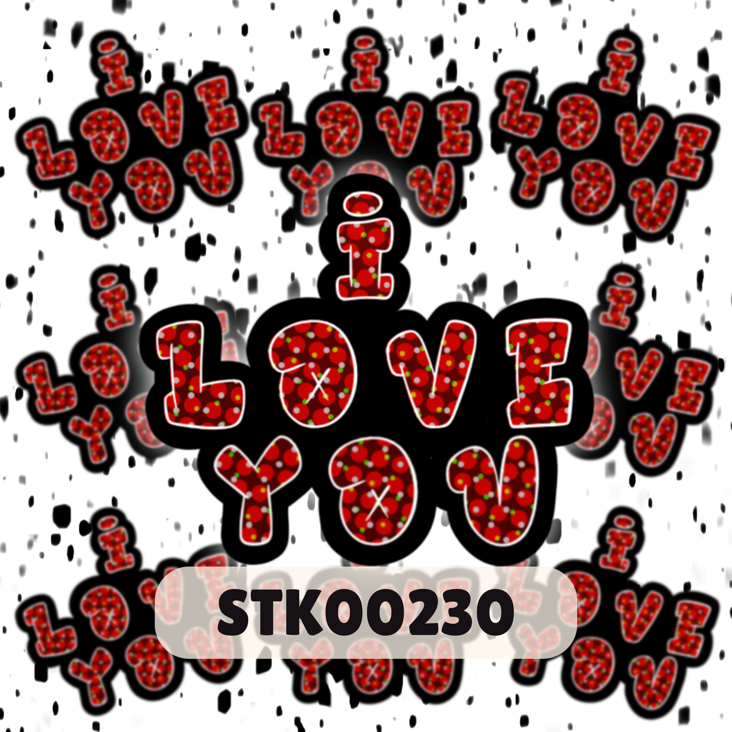 I Love You  Stickers