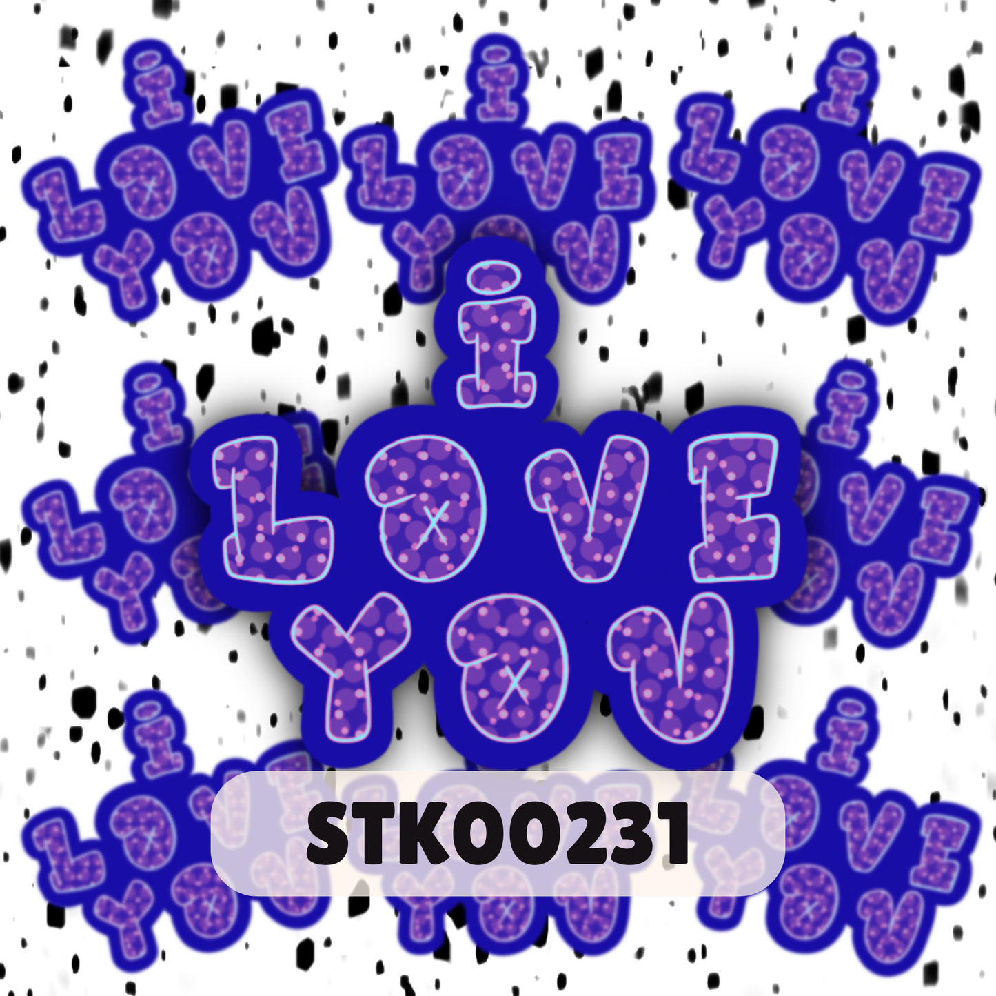 I Love You  Stickers