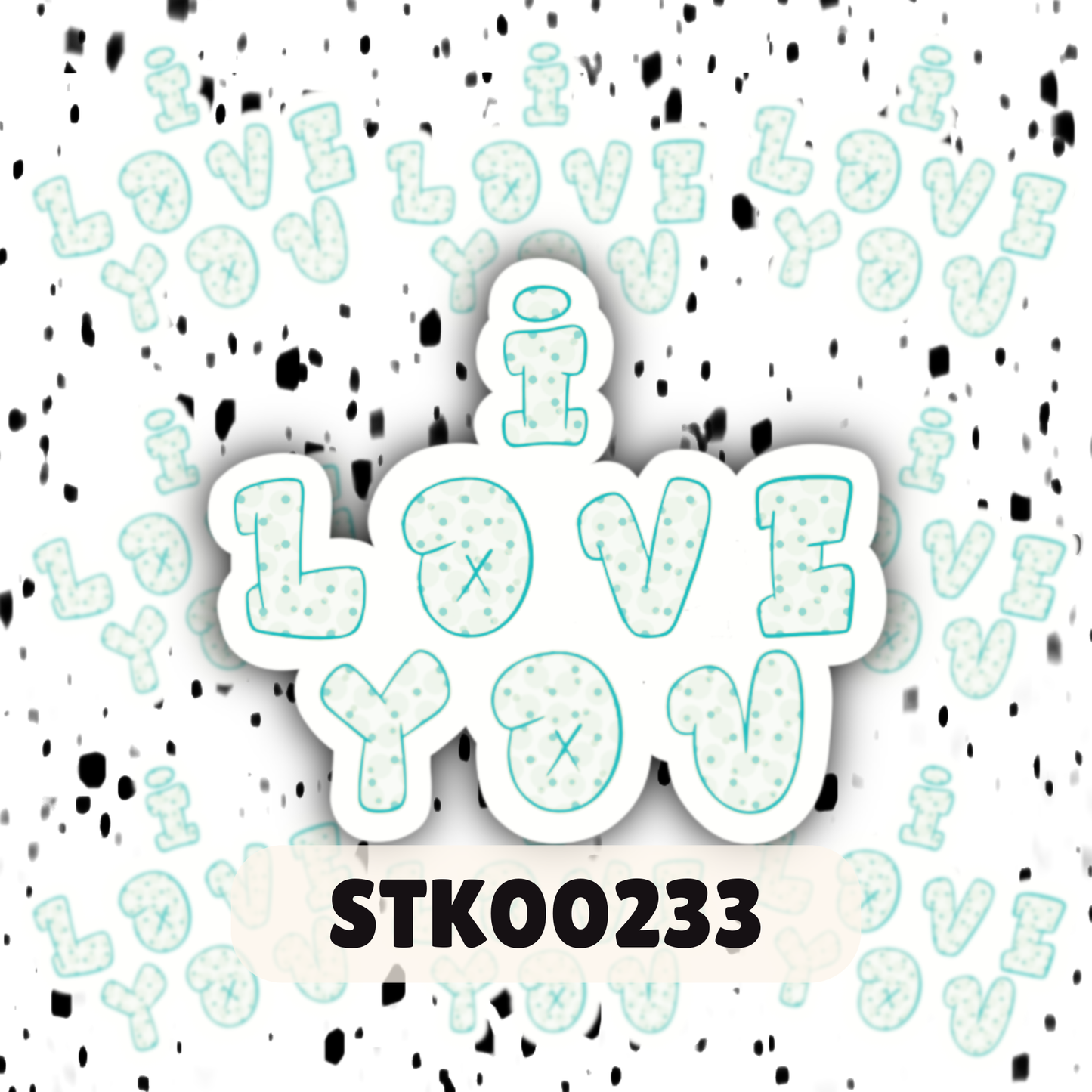 I Love You  Stickers