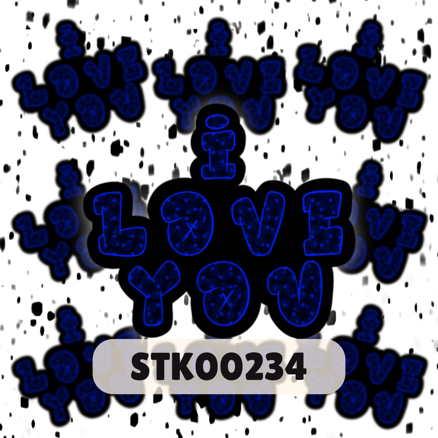 I Love You  Stickers