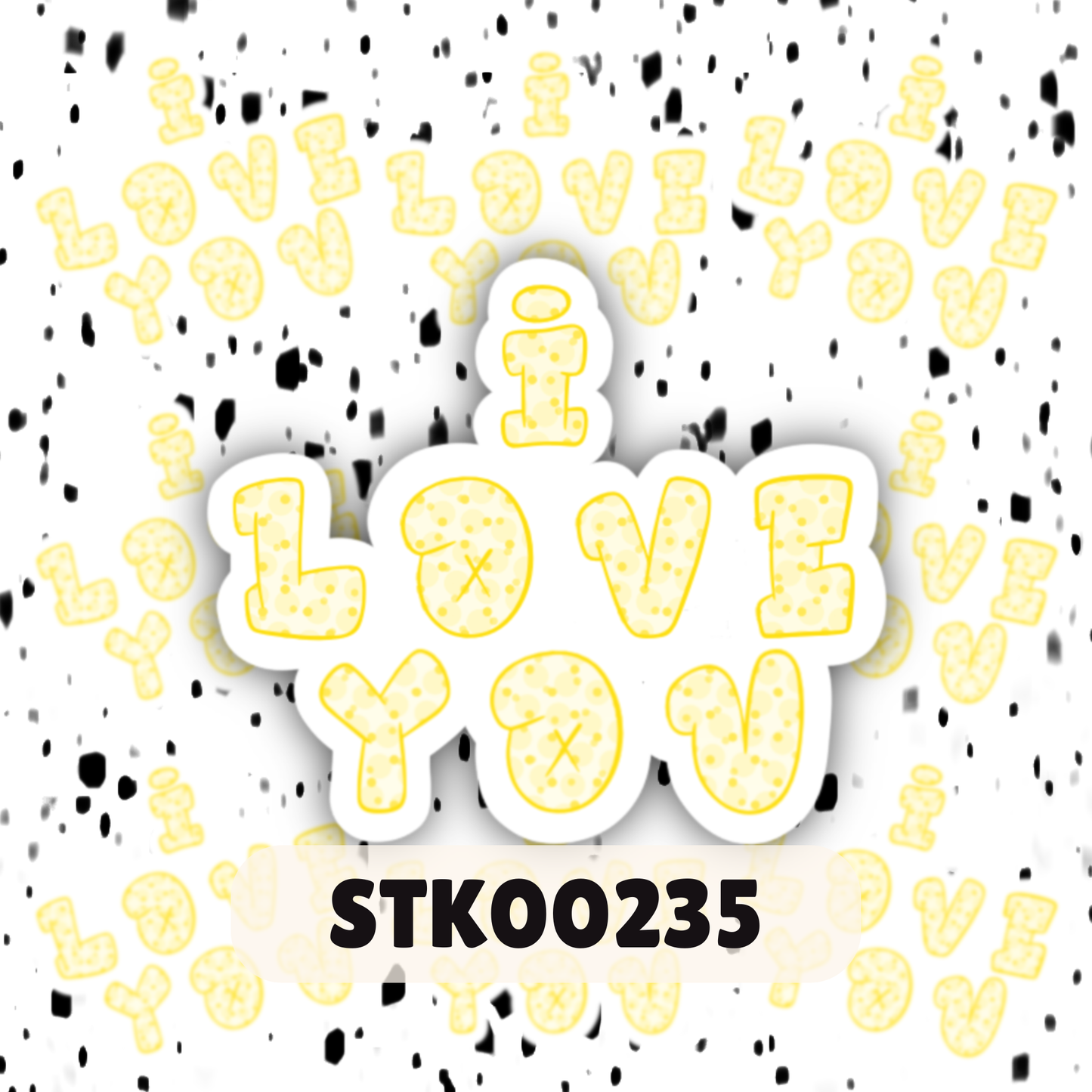 I Love You  Stickers