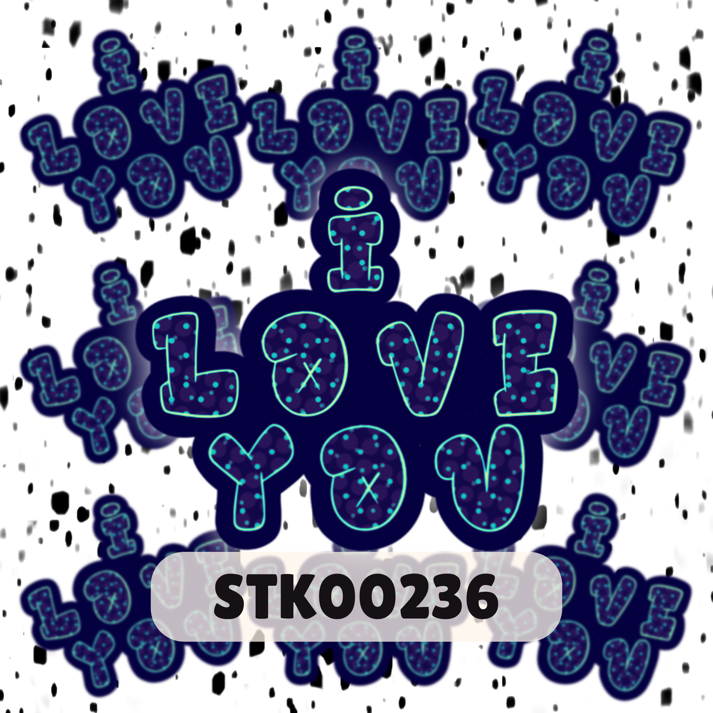 I Love You  Stickers