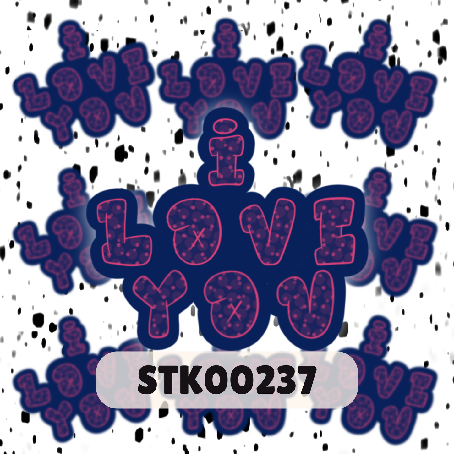I Love You  Stickers