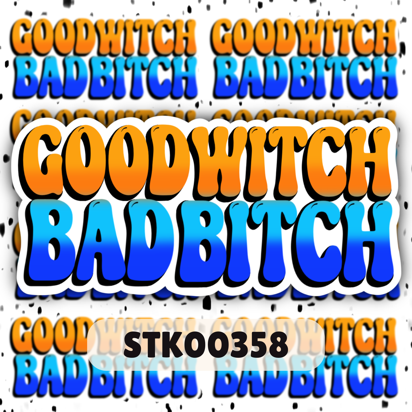 Good Witch Bad B Stickers