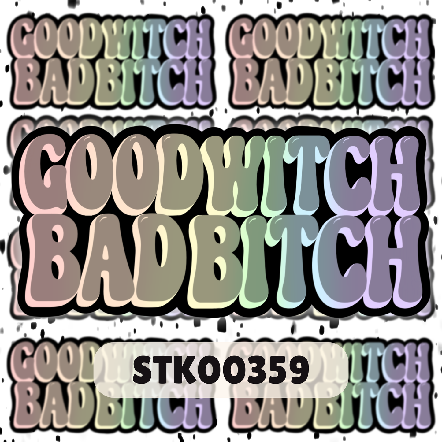 Good Witch Bad B Stickers
