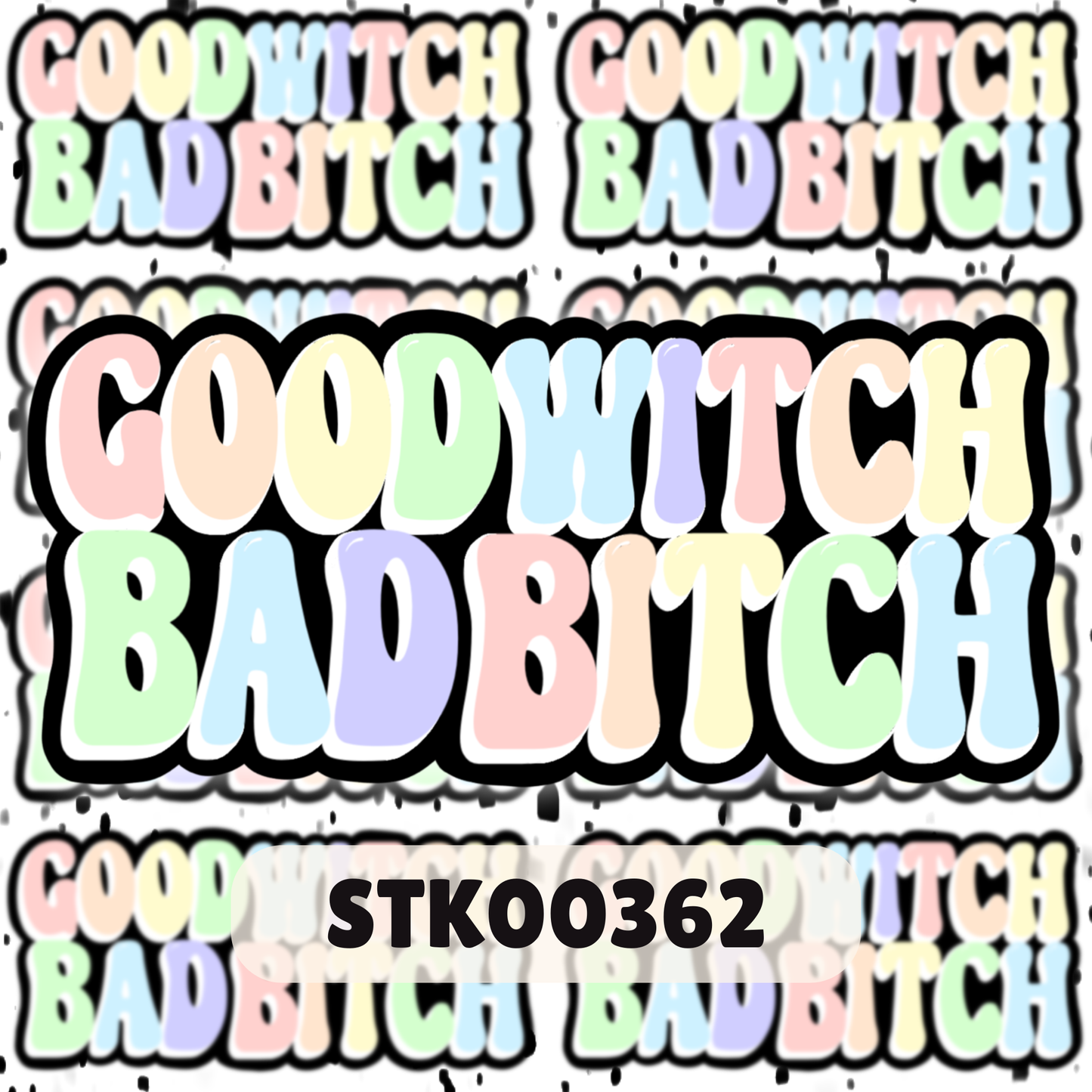 Good Witch Bad B Stickers
