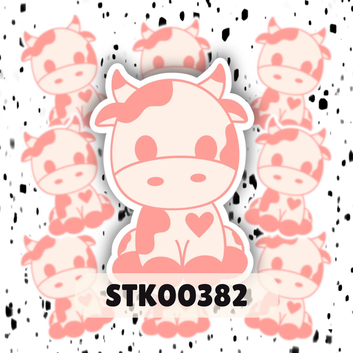 Pretty Cow Stickers