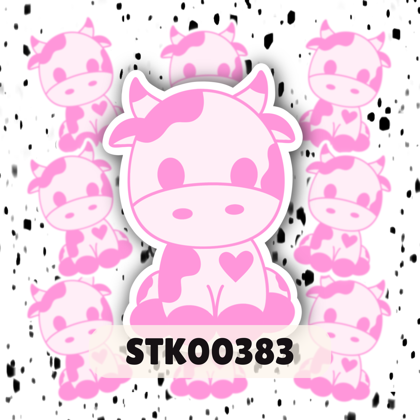 Pretty Cow Stickers
