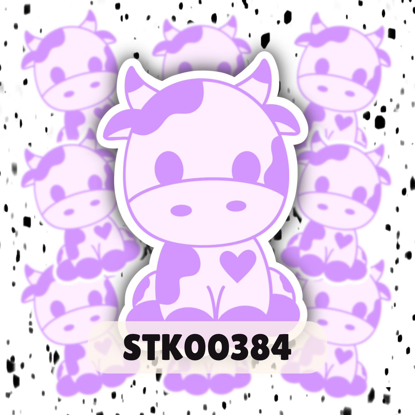 Pretty Cow Stickers