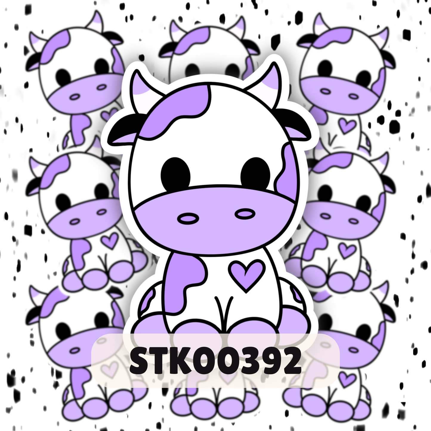 Pretty Cow Stickers