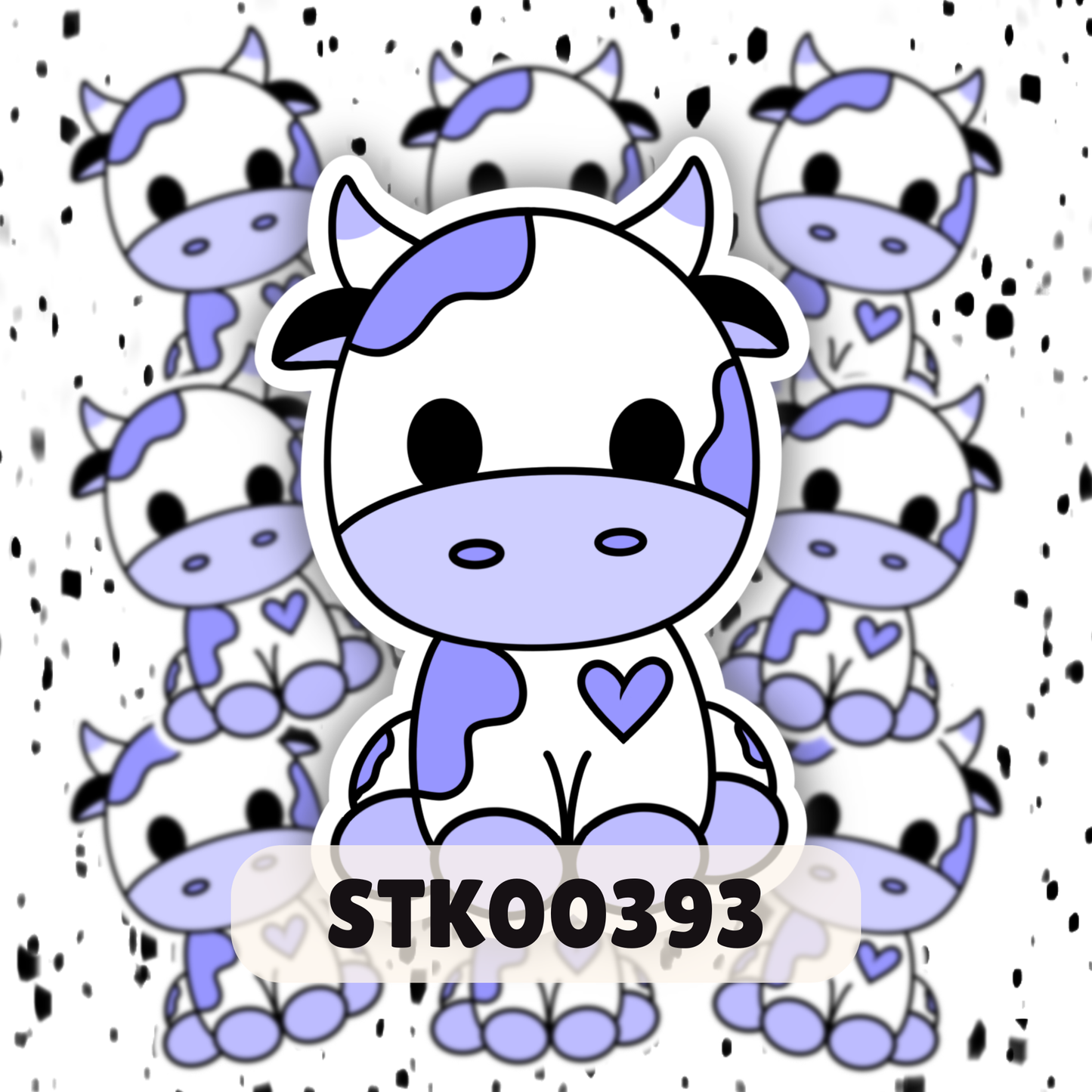 Pretty Cow Stickers