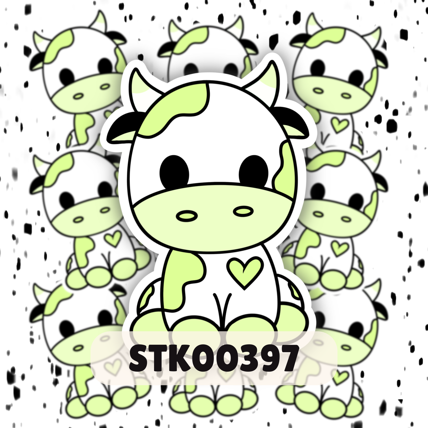 Pretty Cow Stickers