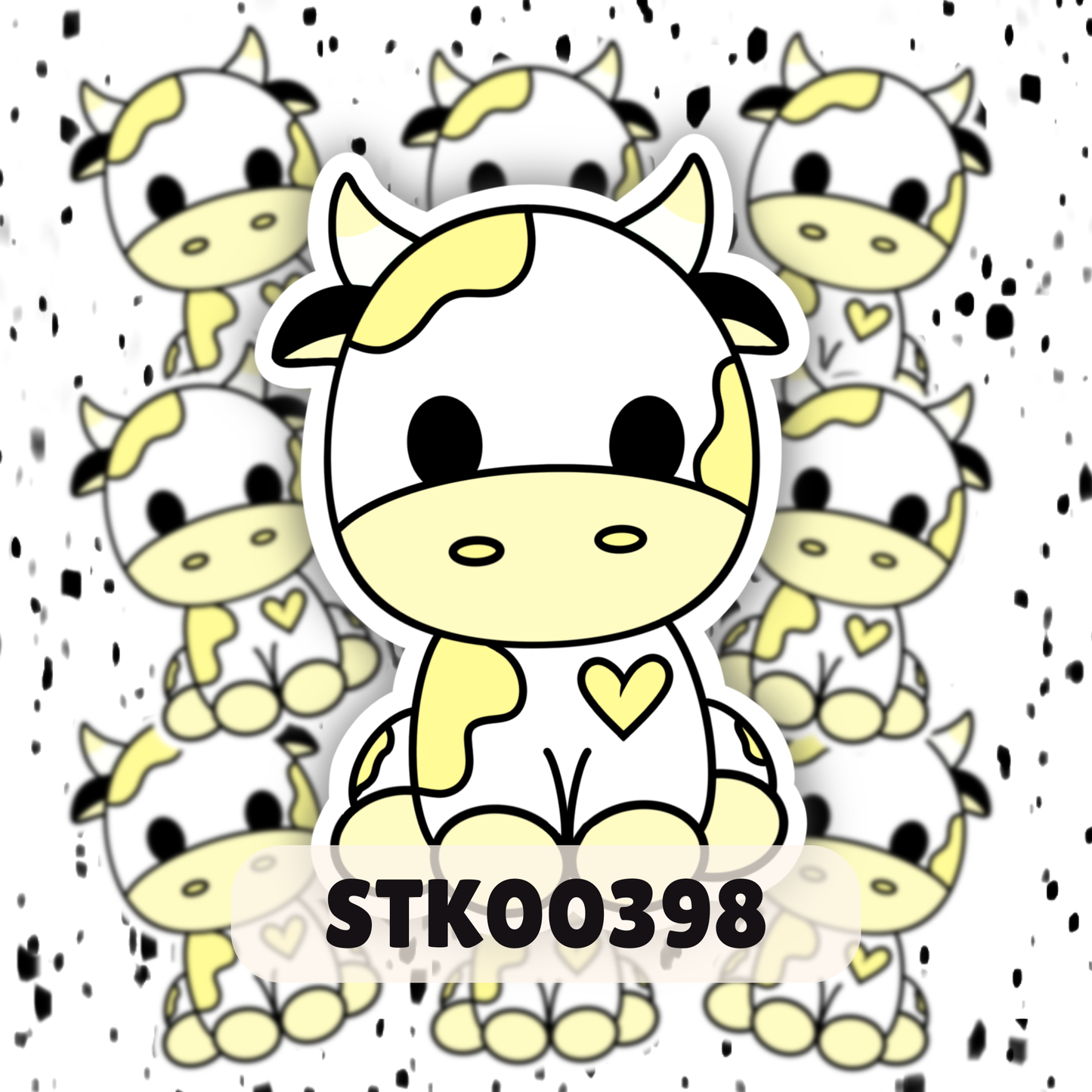 Pretty Cow Stickers