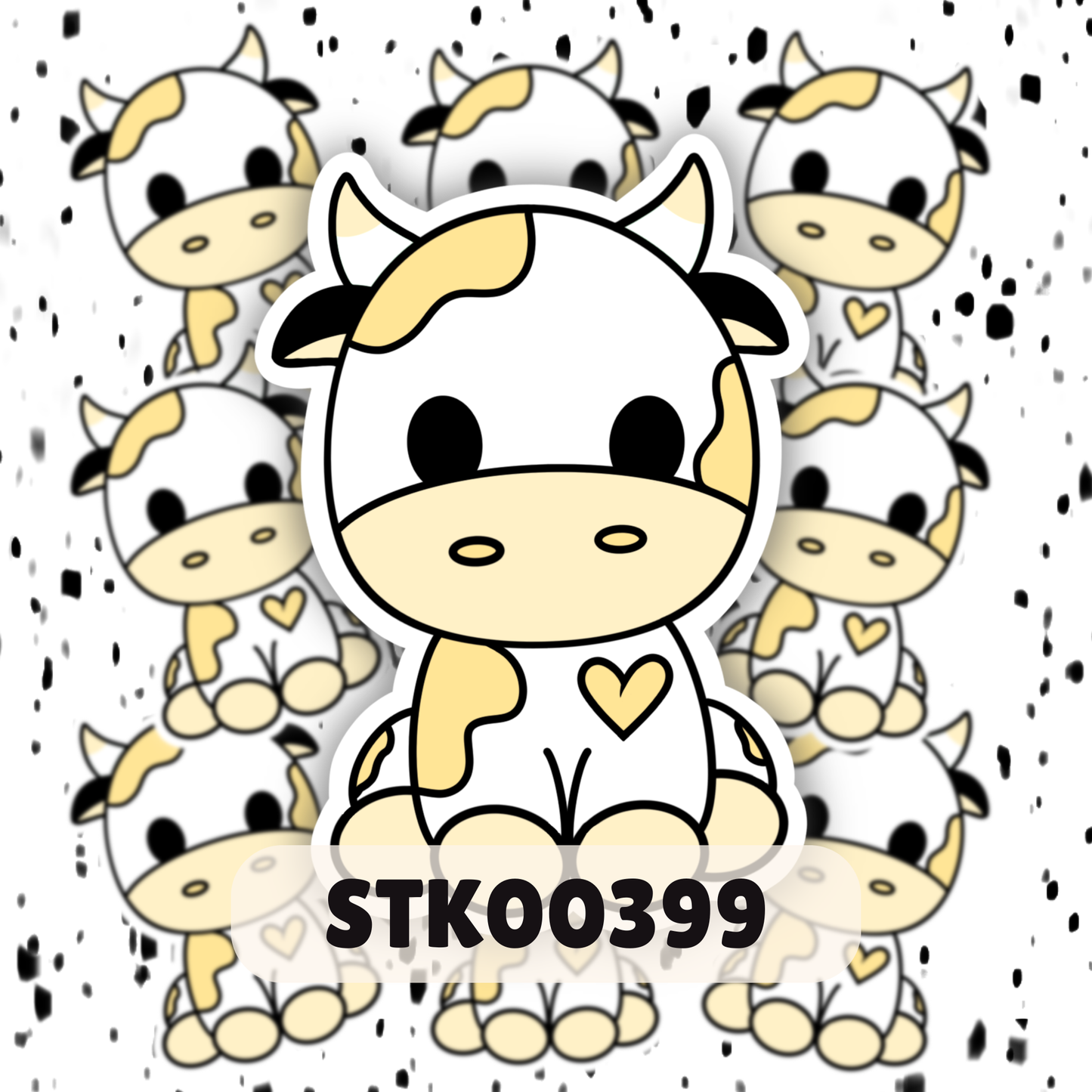 Pretty Cow Stickers