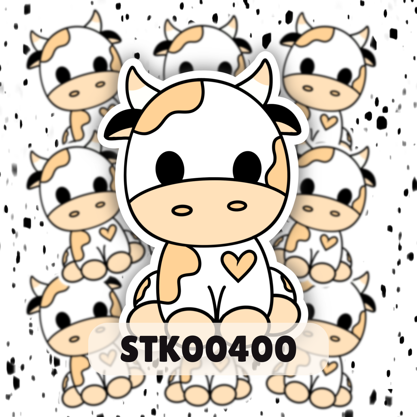Pretty Cow Stickers