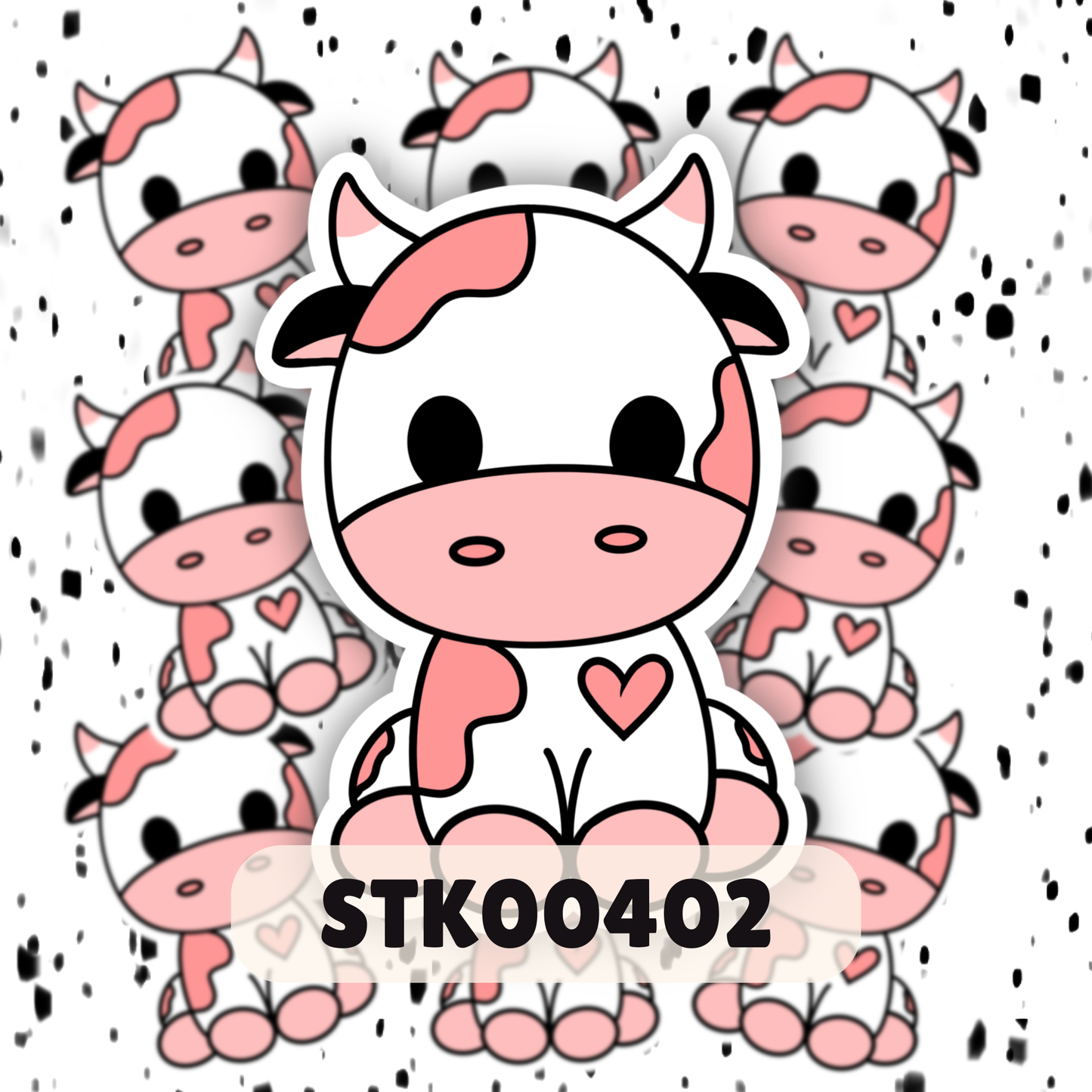 Pretty Cow Stickers