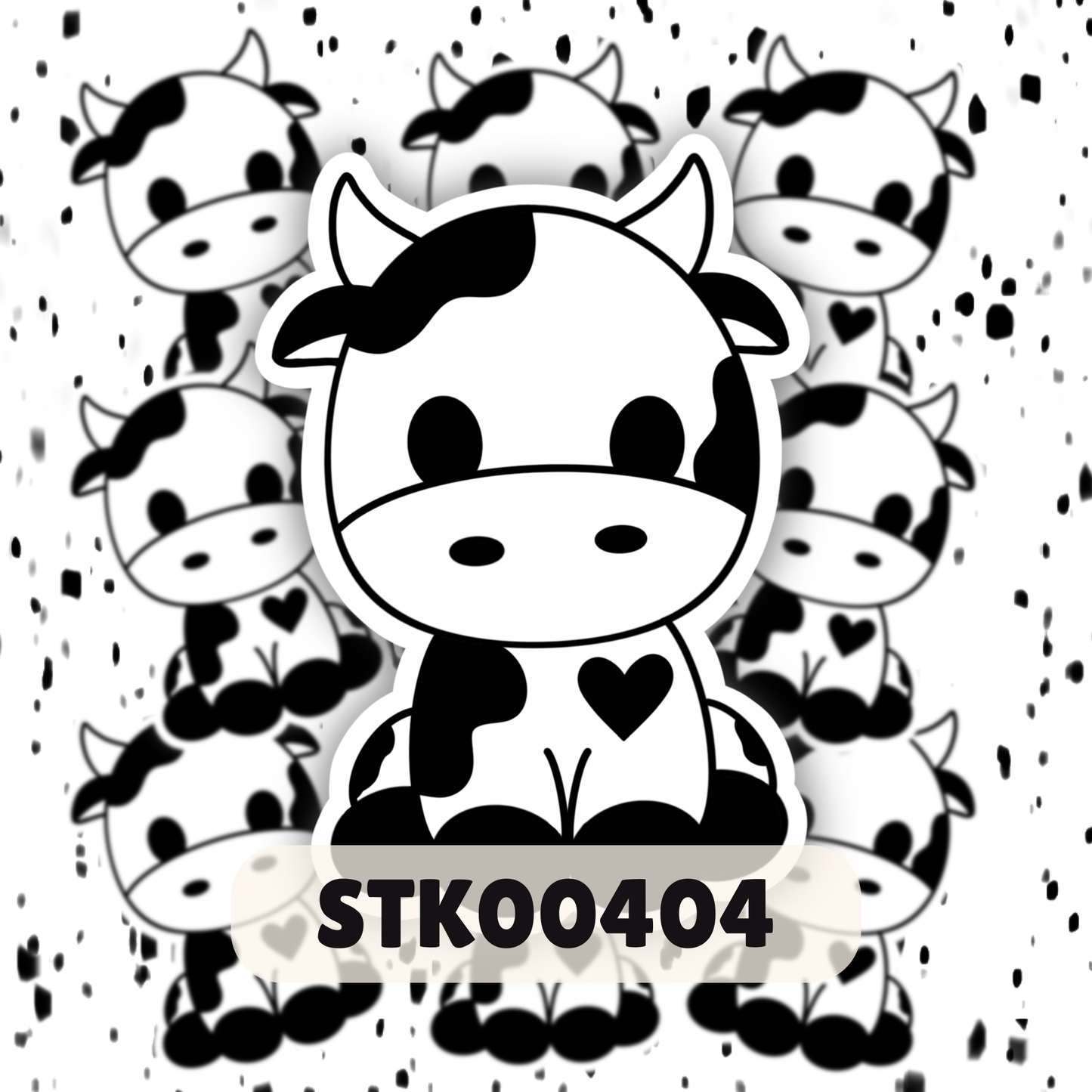 Pretty Cow Stickers